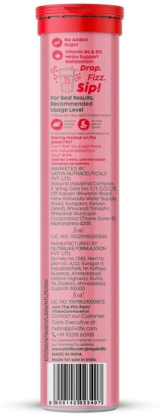 The Plant Fix Plix Apple Cider Vinegar 15 Tablets Watermelon - Image 4
