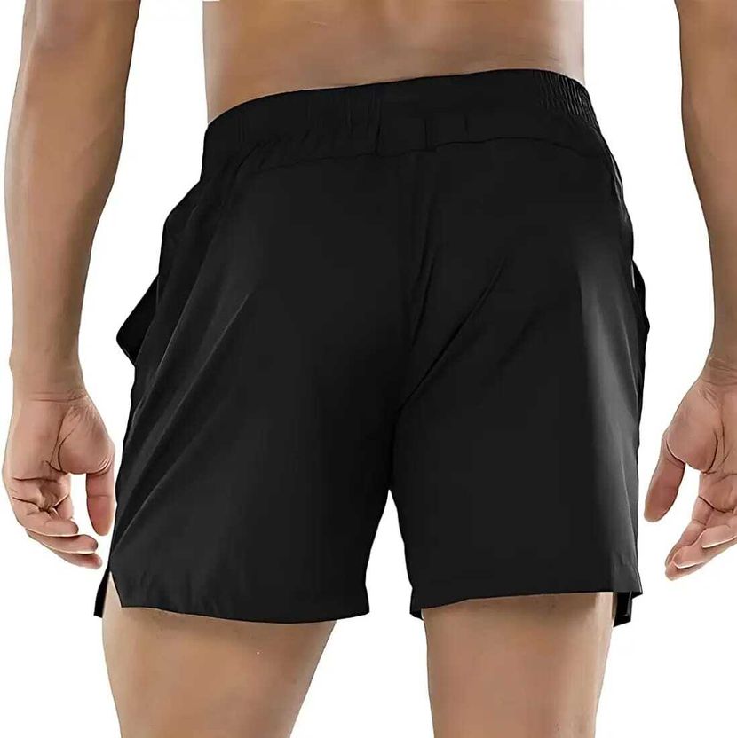 AS FASHION Pack of 2 Black Gym Shorts - Image 2