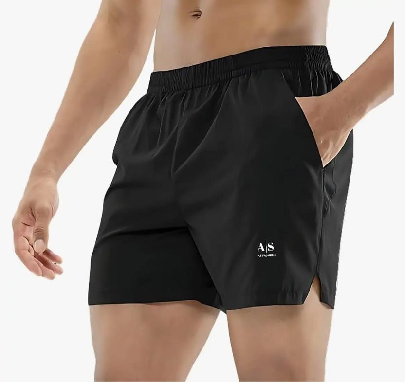 AS FASHION Pack of 2 Black Gym Shorts - Image 3