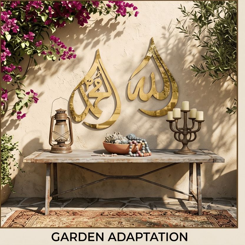 MOMIN Islamic Art Allah Mohammad Wall Decor - Image 4