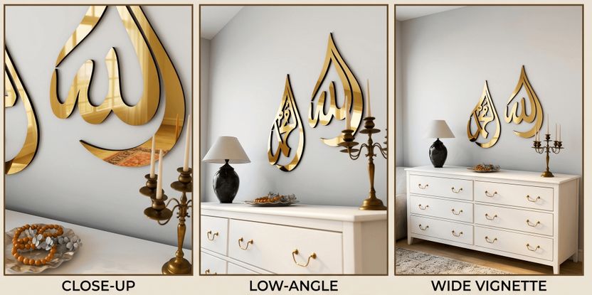MOMIN Islamic Art Allah Mohammad Wall Decor - Image 5