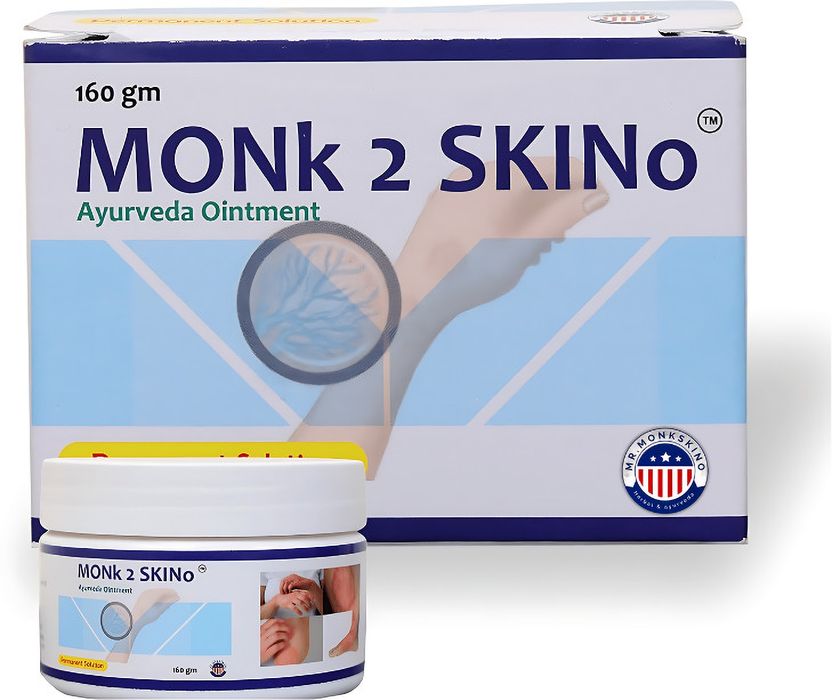MONk 2 Skino Herbal Ayurveda Balm 160g White - Image 2