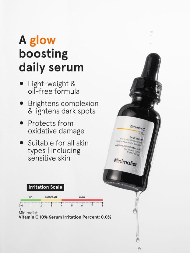 Minimalist 10% Vitamin C Face Serum 30ml - Image 3