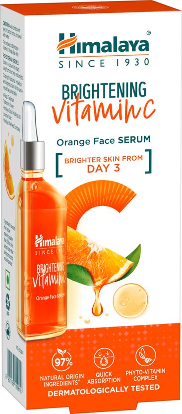 Himalaya Brightening Vitamin C Orange Face Serum 15ml - Image 3
