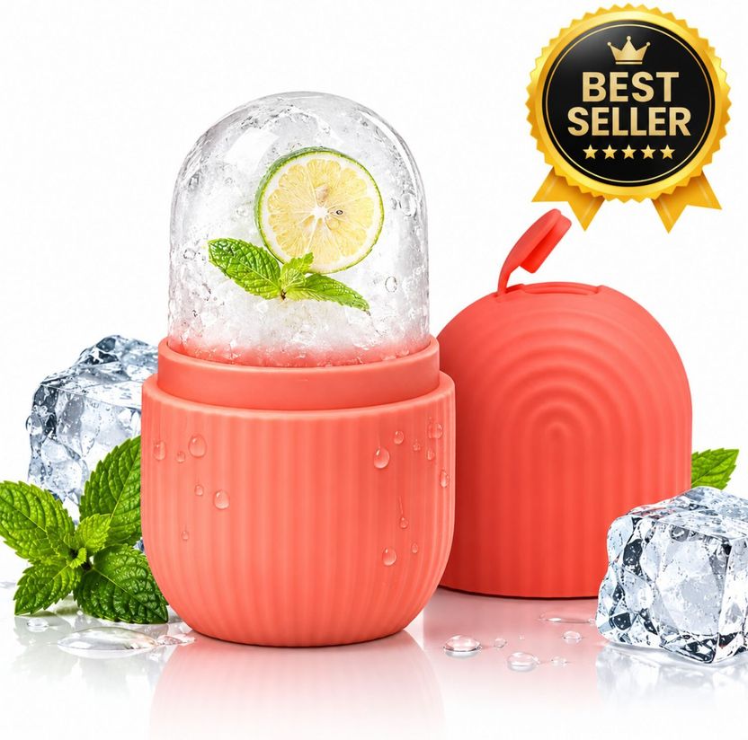 eyurva Reusable Silicone Facial Ice Roller - Image 1