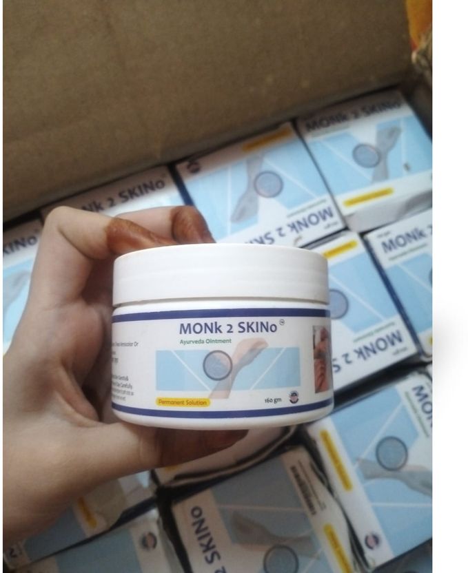 MONk 2 Skino Herbal Ayurveda Balm 160g White - Image 4