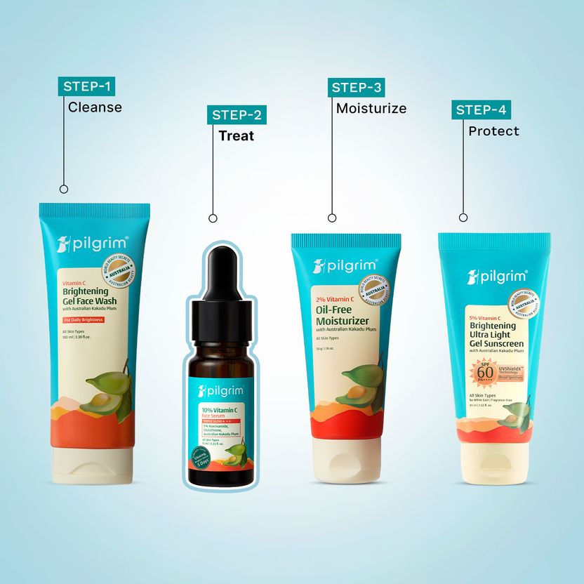 Pilgrim 10% Vitamin C Serum For Glowing Face , Skin Brightening &...more - Image 10