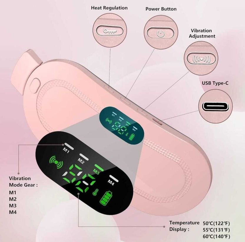 SAASO Women Period Cramp Relief Massager - Image 2