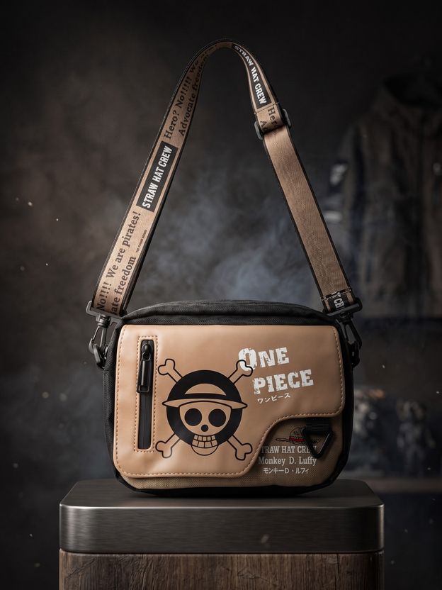 RUVIDO CASO Brown Anime Sling Bag - Image 5