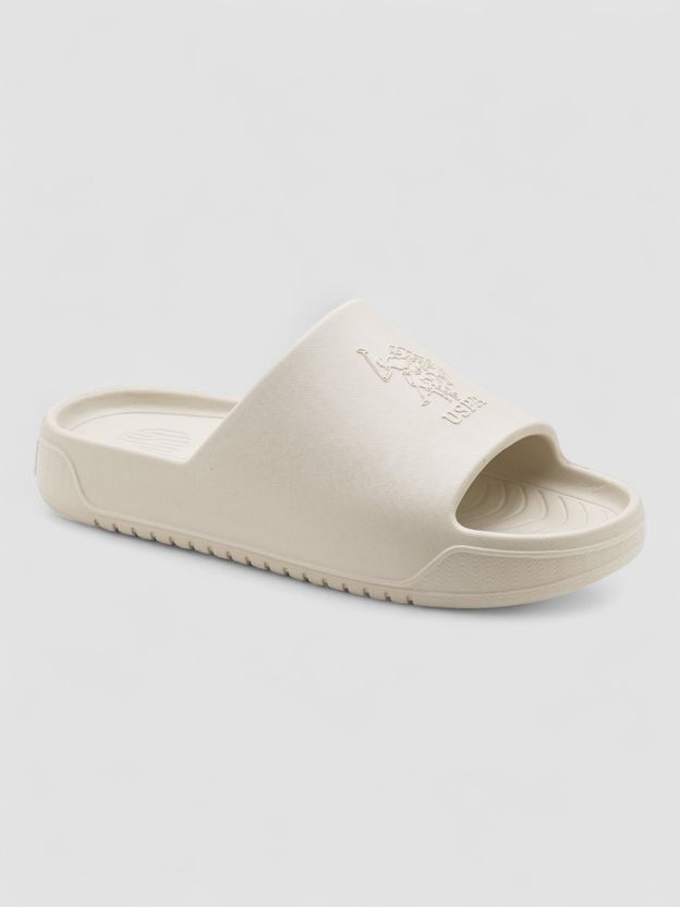 U.S. POLO ASSN. PALMER Men Slides (Beige , 10) - Image 3