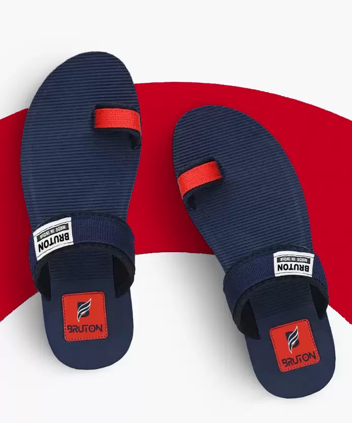 BRUTON Men Slippers Blue 9 - Image 3
