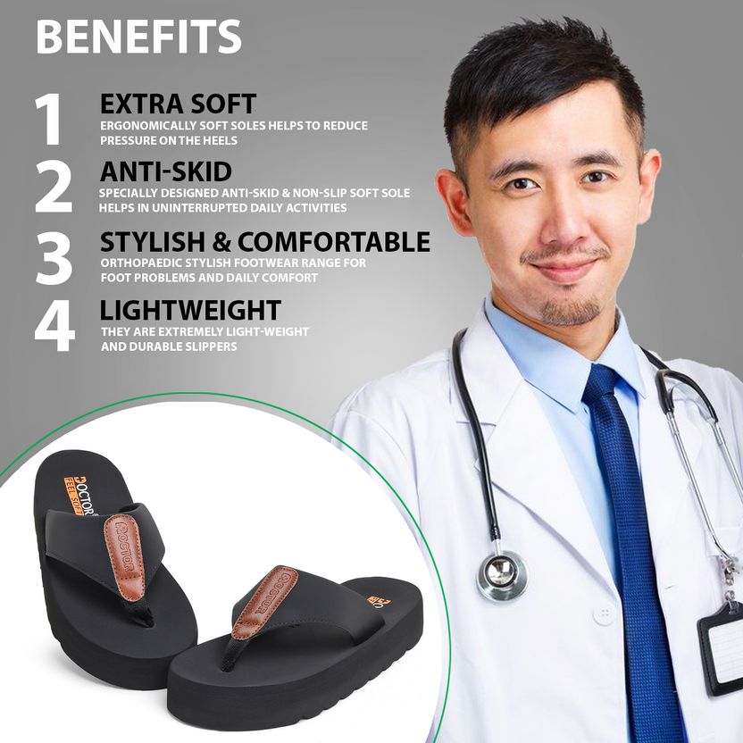 DOCTOR FEEL SOFT Men Orthopedic Slippers - Image 5