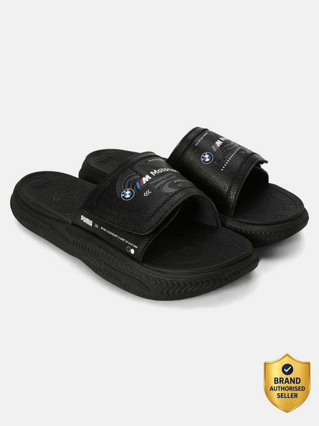 PUMA BMW MMS Softride Slide 2.0 Men Flip Flops Black 6 - Image 1