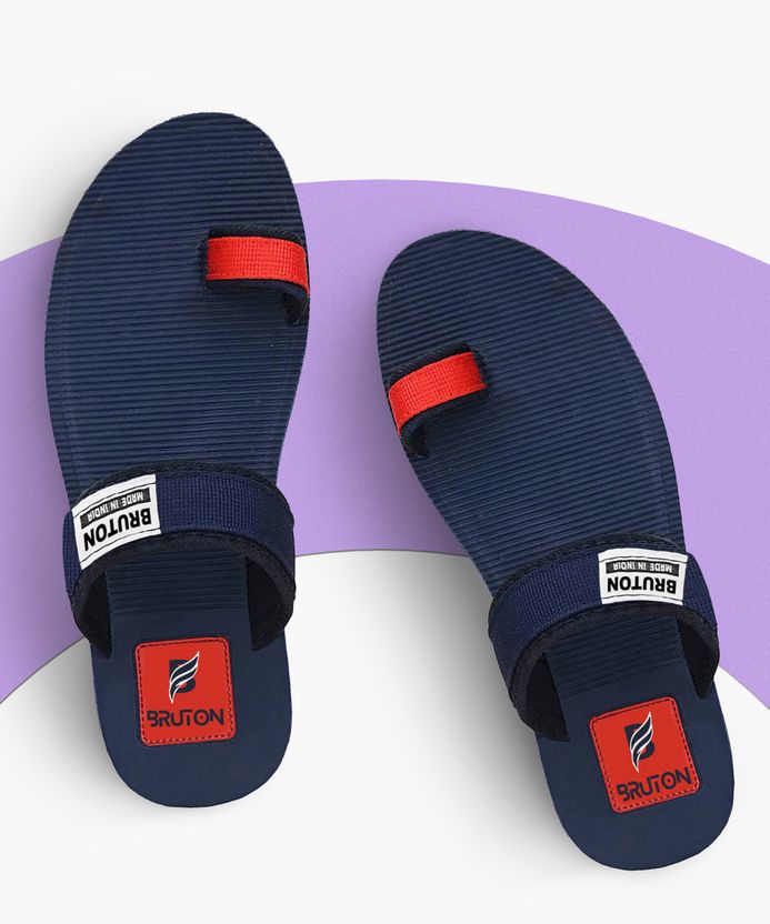 BRUTON Men Slippers Blue 9 - Image 4