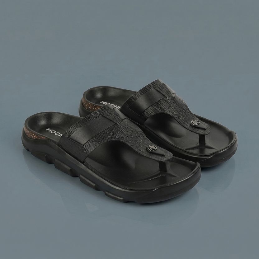MOCHI Men Slippers Black 9 - Image 3