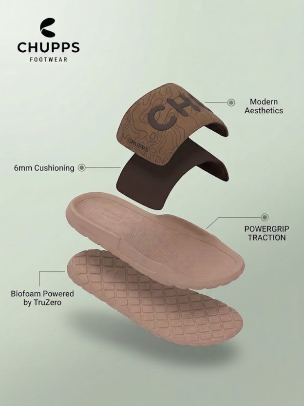 Chupps Men Strata Orthopaedic Slides - Image 6