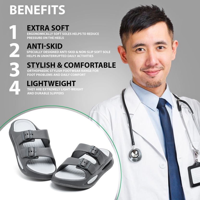 Doctor Health Men EVA Double Strap Sandals - Image 7