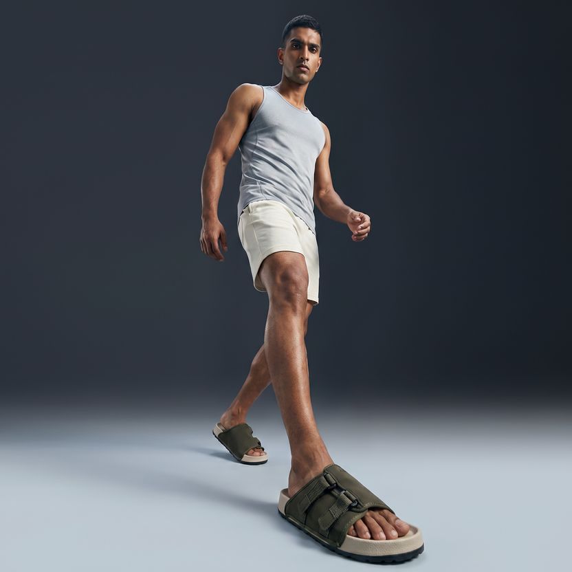AVANT CalmFit Men Slides (Olive, Beige, 6) - Image 6