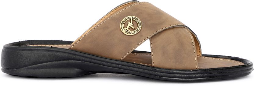 Buxton Men Slides Brown Size 6 - Image 2