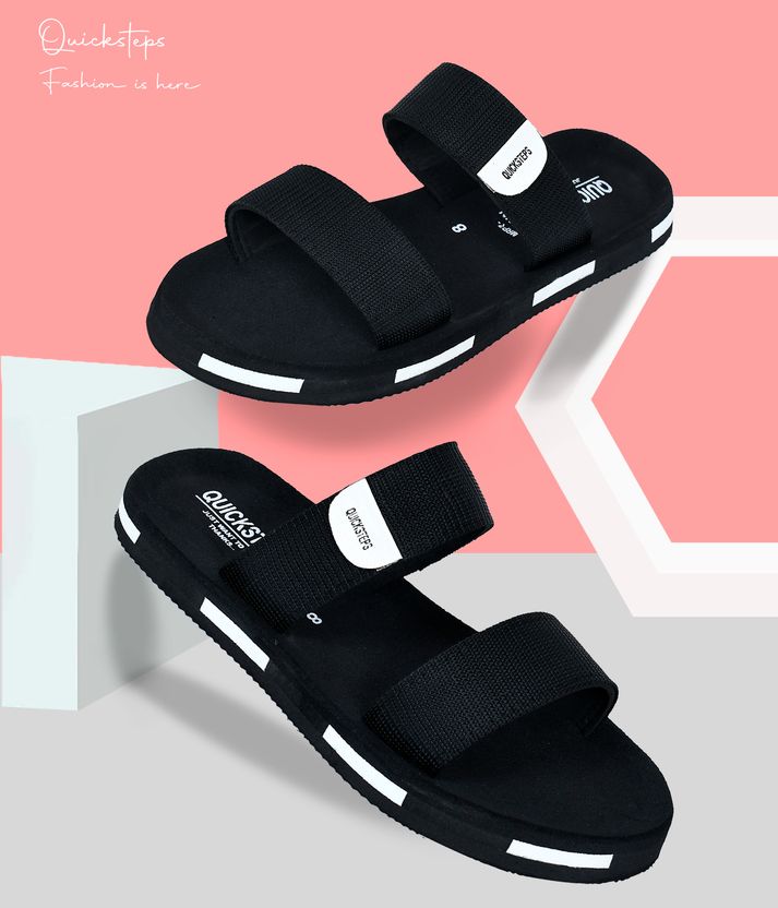QUICKSTEPS Men Slippers Black 6 - Image 1