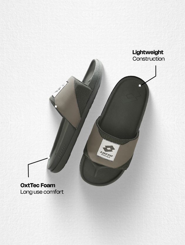 LOTTO Men Enduro Strip Slides - Image 6