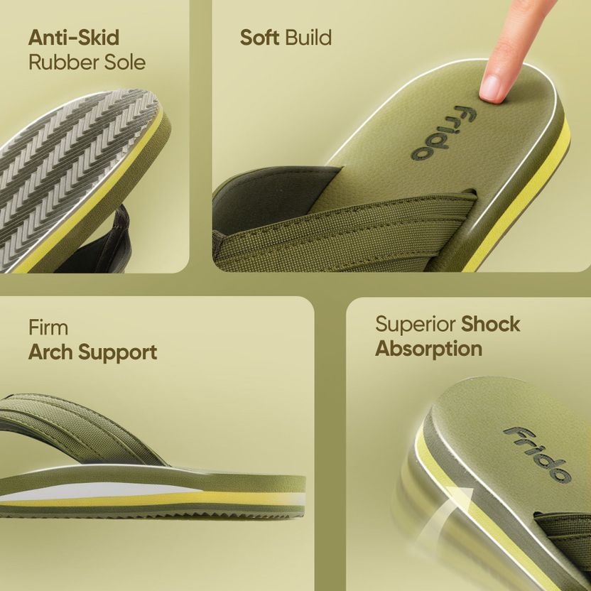 Frido Unisex Cloud Comfort Arch Support Slippers - Image 3