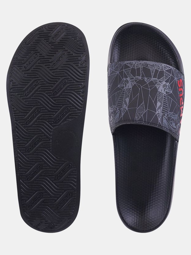 CAMPUS Men Slides Black Size 6 - Image 6