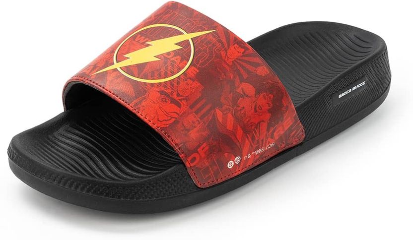 bacca bucci Men Red Slides 8 - Image 4