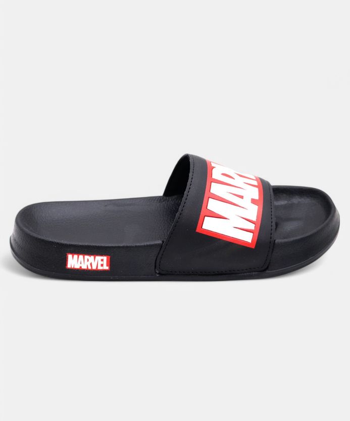 Marvel Street Men Slides Black 7 - Image 3