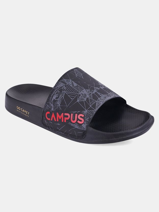 CAMPUS Men Slides Black Size 6 - Image 2