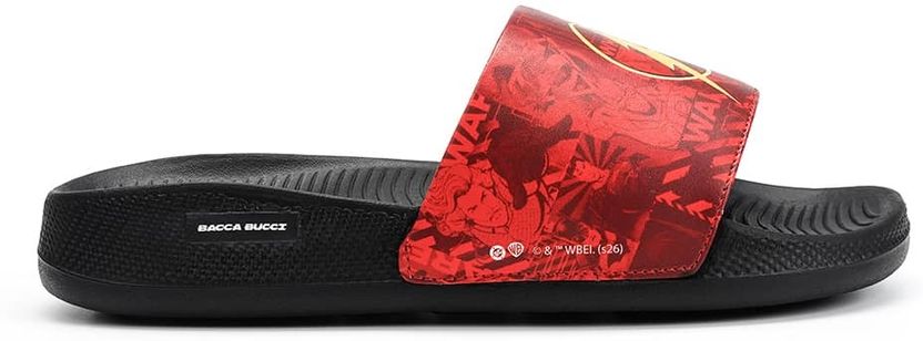 bacca bucci Men Red Slides 8 - Image 3