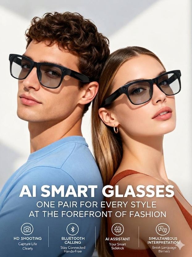 JOKIN AI Camera Smart Glasses 8MP - Image 3