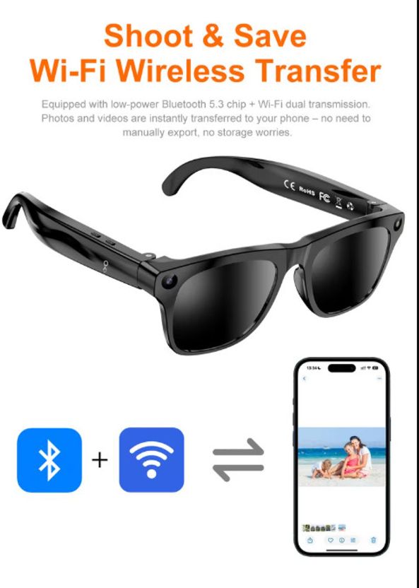 JOKIN AI Camera Smart Glasses 8MP - Image 4