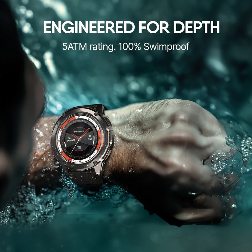 CrossBeats Armour Pro AI 1.43" AMOLED BT Calling Watch - Image 3