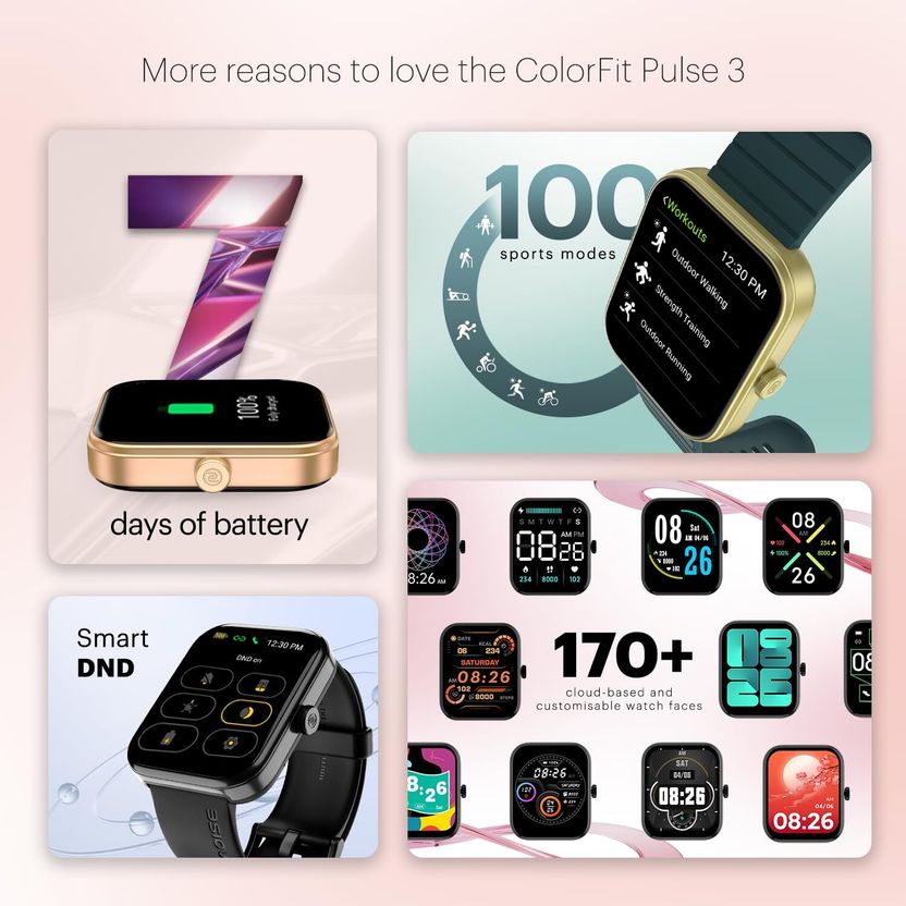 Noise Pulse 3 1.96'' Display Smartwatch - Image 6