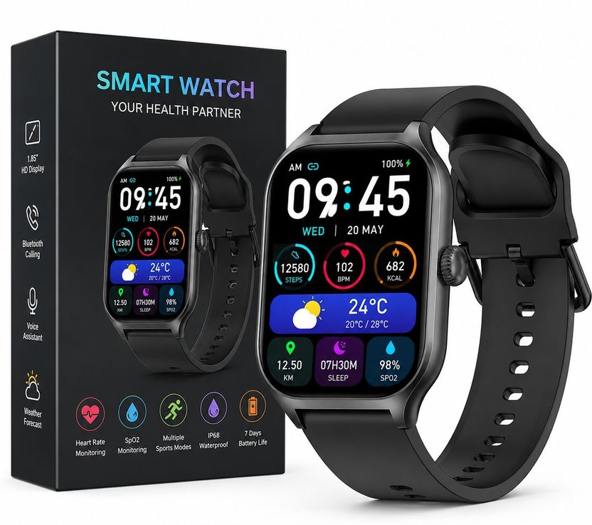 Kazotra 2.0" HD Smartwatch - Image 1