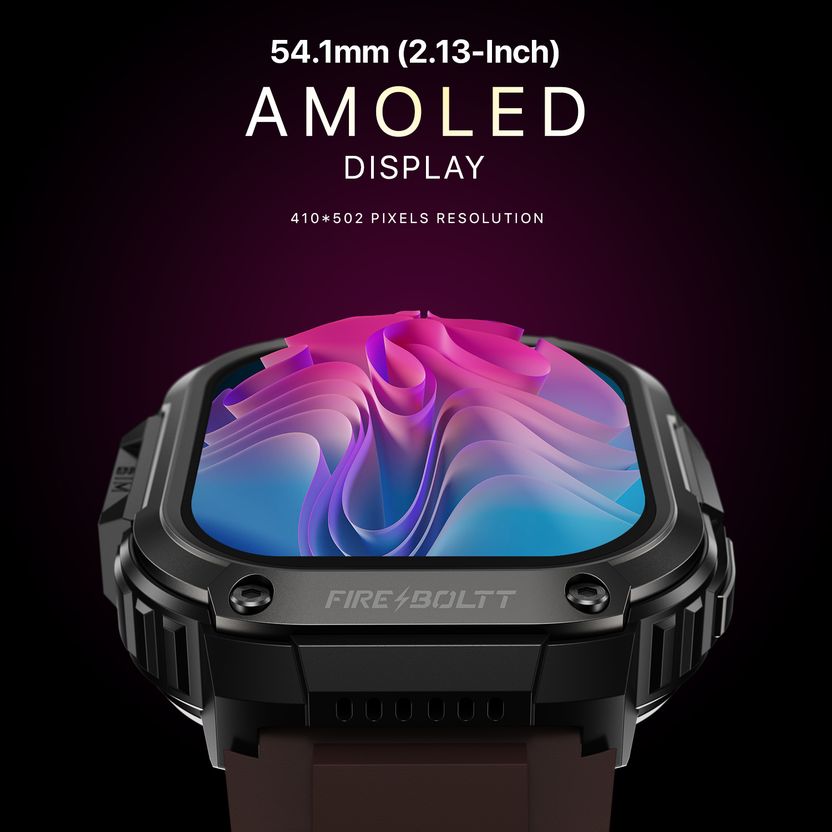Fire-Boltt Clickk 54.1mm AMOLED Smartwatch - Image 6