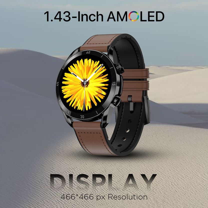 Fire-Boltt Legacy 36.3mm AMOLED Bluetooth Calling Smartwatch - Image 3