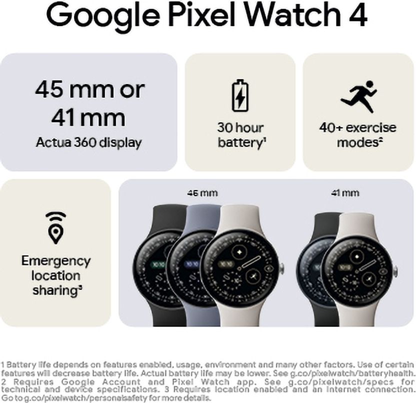 Google Pixel Watch 4 Smartwatch - Image 5