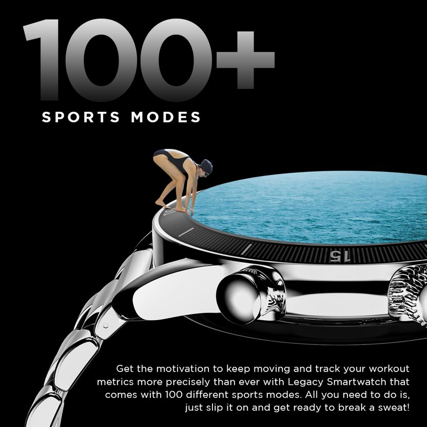 Fire-Boltt Legacy 36.3mm AMOLED Bluetooth Calling Smartwatch - Image 10