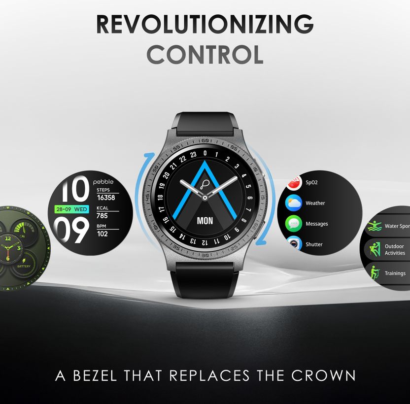 Pebble Revolve Pro Premium Smartwatch - Image 4