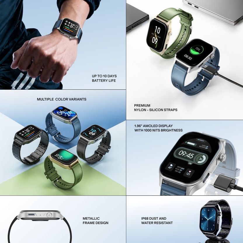 boAt Ultima Vogue 2 1.96" AMOLED Smartwatch - Image 2