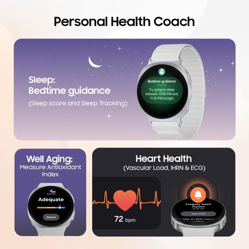 Samsung Galaxy Watch8 44mm Bluetooth Grey - Image 7