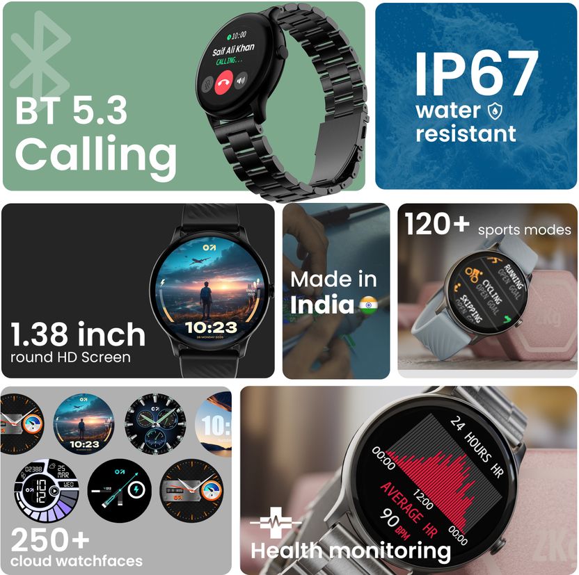 GOBOULT Dire 1.38 2.5D HD Display Smartwatch - Image 2
