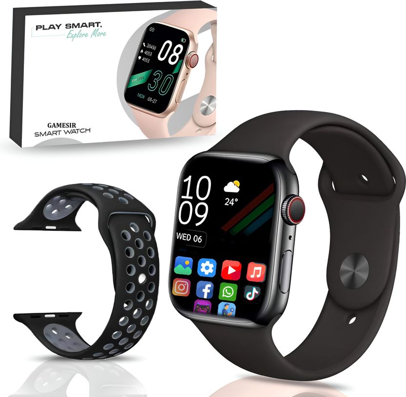 GameSir I8 Black Smartwatch - Image 1