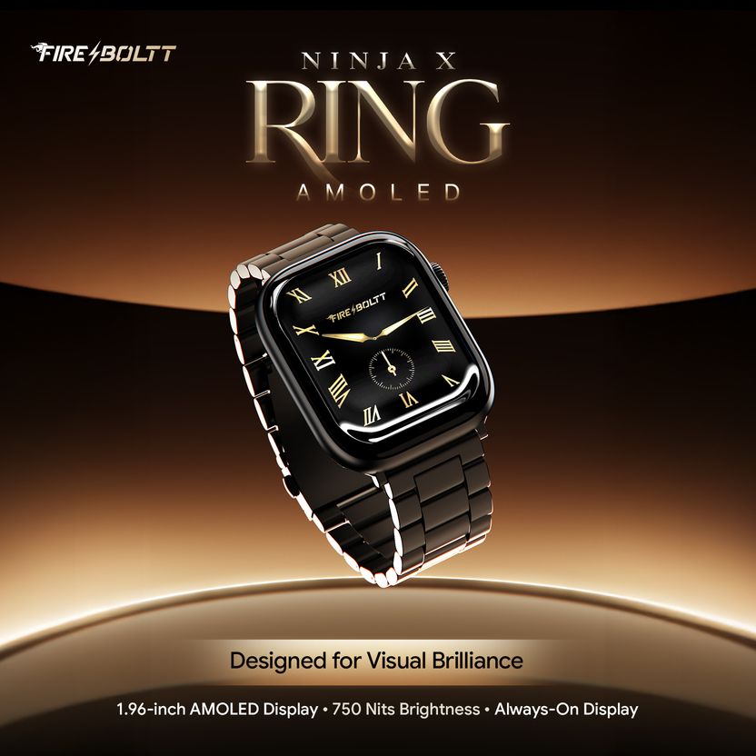 Fire-Boltt Ninja Ring 1.96" AMOLED Smartwatch - Image 2