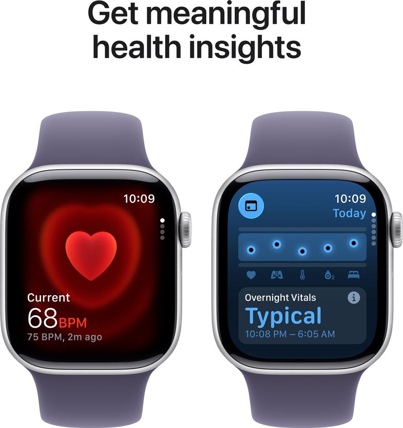 Apple Watch Series 11 GPS 46mm Silver Aluminium Purple Fog - Image 4