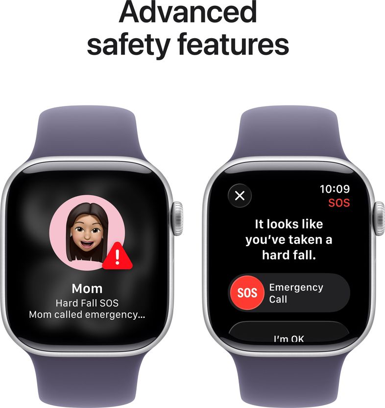 Apple Watch Series 11 GPS 46mm Silver Aluminium Purple Fog - Image 5