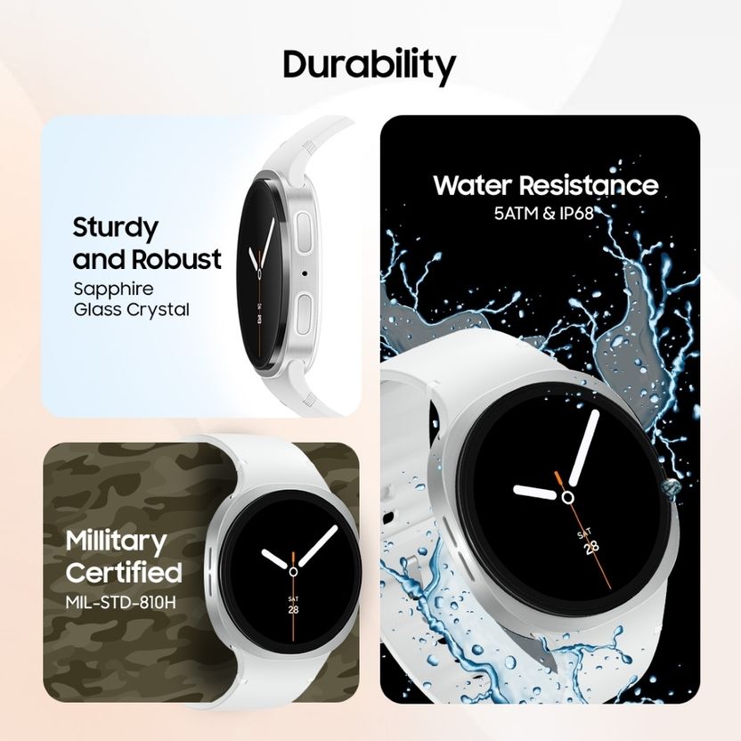 Samsung Galaxy Watch8 44mm Bluetooth Grey - Image 8