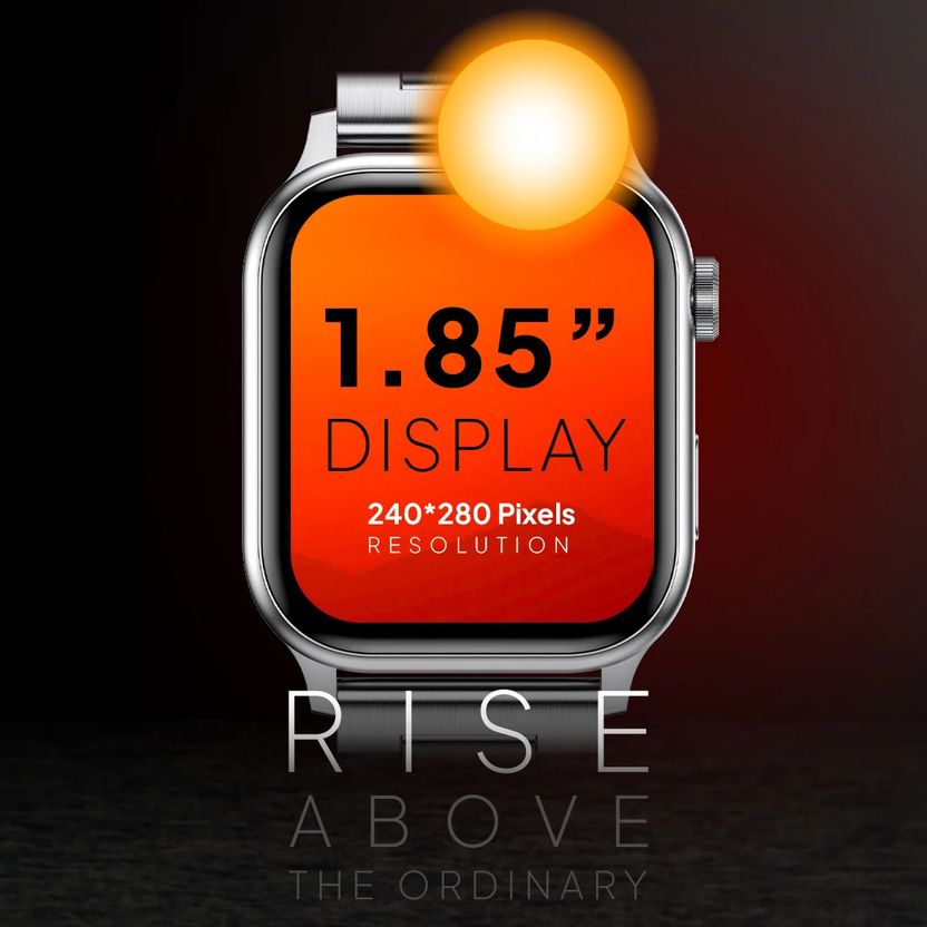 Fire-Boltt Rise Luxe 2026 Stainless Steel 47mm Smartwatch - Image 2